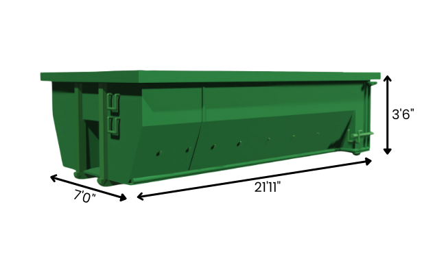 20 Yard Roll Off Dumpster Container
