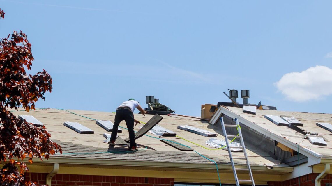 Roofing Dumpster cleanout